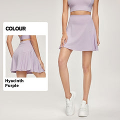 Cool Sports Short Skirt Anti-exposure Fake Two-piece Badminton Pocket - kinko