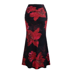 A- Line Skirt Leisure Vacation Long Women's Clothing - kinko