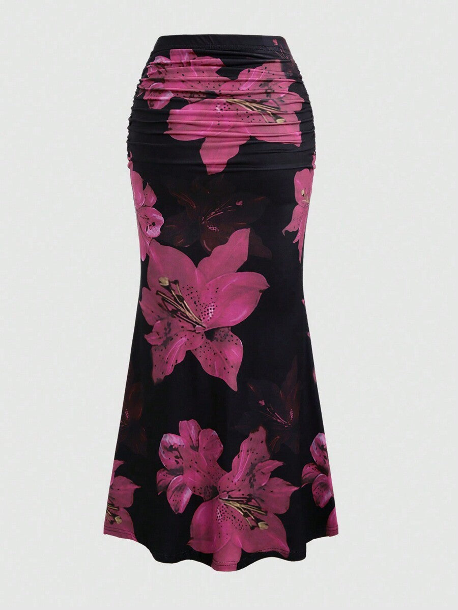 A- Line Skirt Leisure Vacation Long Women's Clothing - kinko