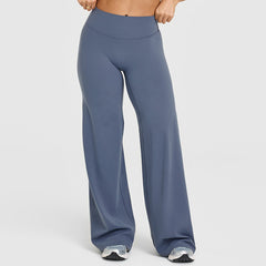 Peach Hip Slimming Yoga Straight-leg Pants - kinko