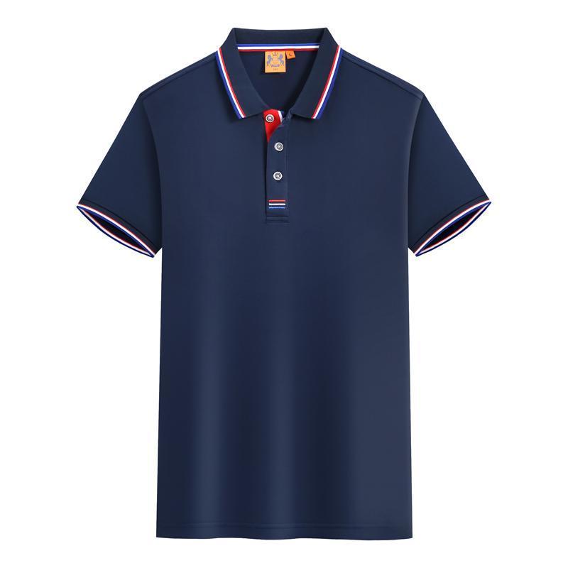 Summer Lapel Short Sleeve Polo Shirt - kinko