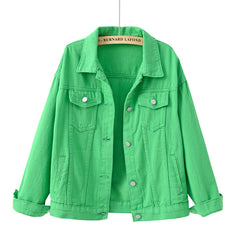 Women Jackets New Spring Outwear Denim Coat - kinko