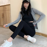 Bottoming Women's Outer Wear Plus Velvet Pencil Pants Students - kinko