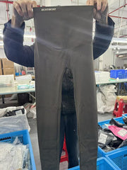 High Waist Shark Pants Belly Compression Leggings Outer Wear - kinko