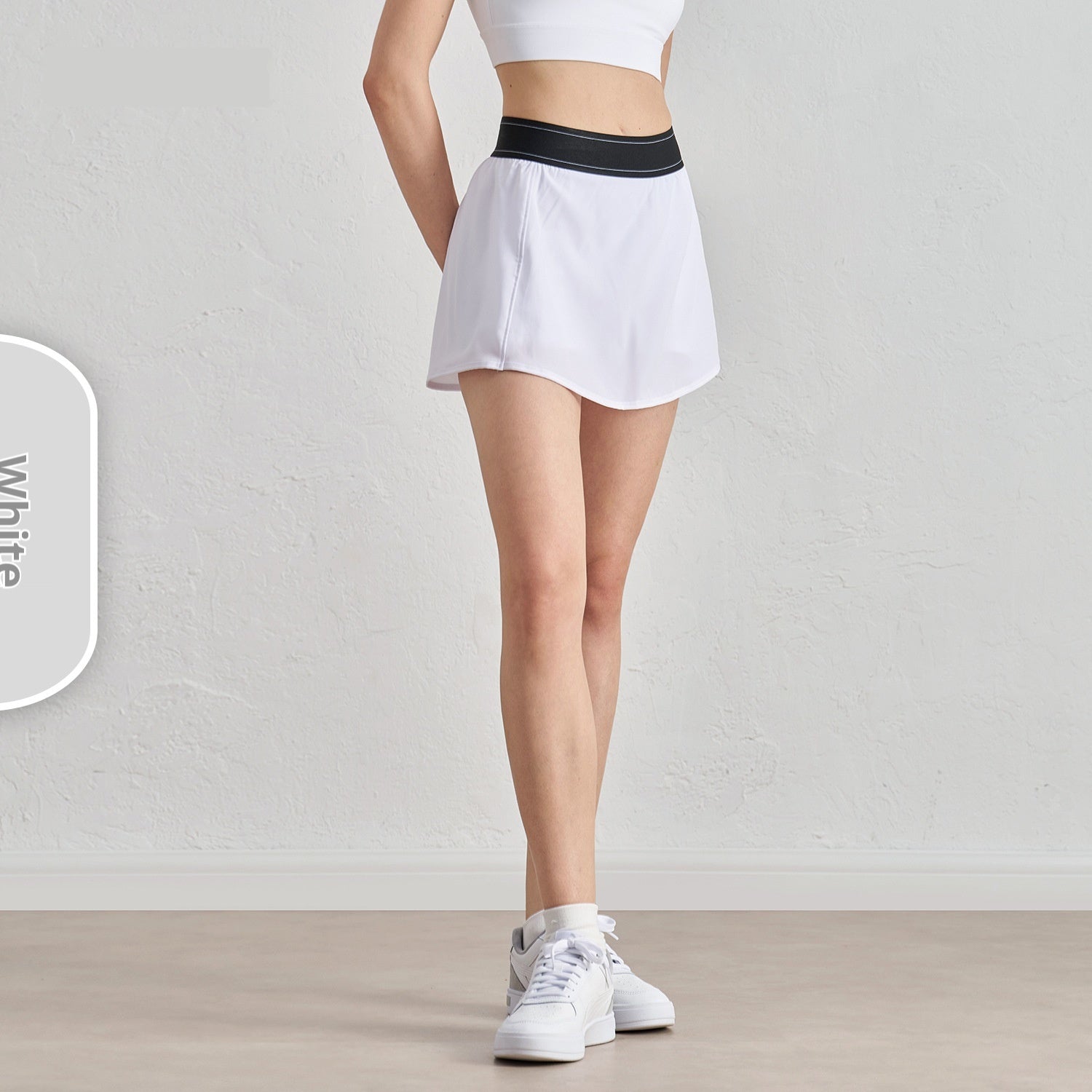 Cool And Refreshing Sense Sun Protection Yoga Comfort And Casual Lining Compression Pants Design Tennis Skirt Female - kinko