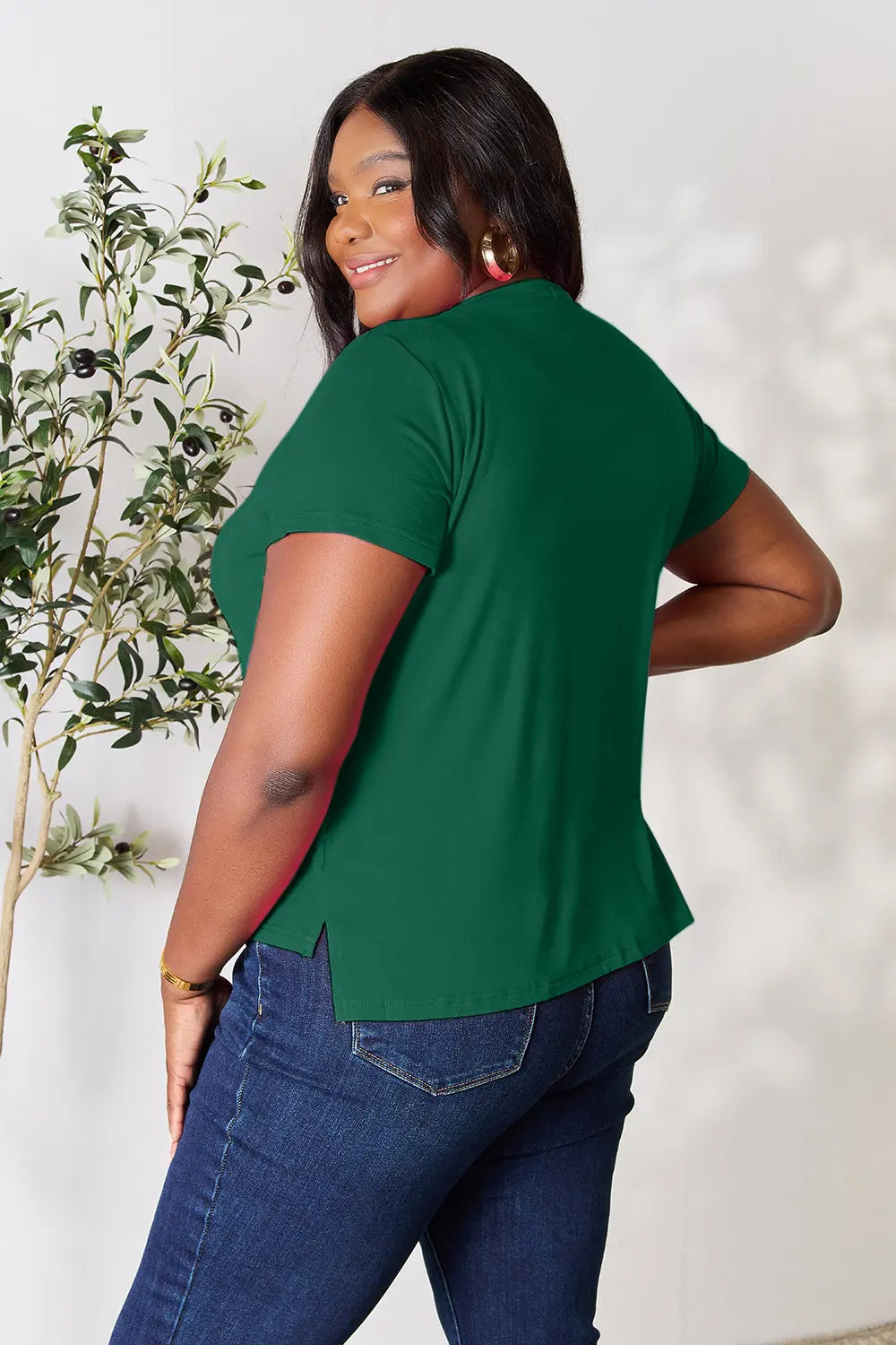 Basic Bae Full Size Round Neck Short Sleeve T-Shirt - kinko