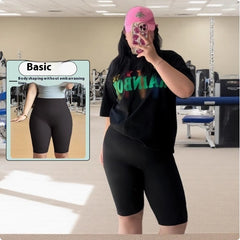 Large Size Fat Mm Super Slim High Waist Hip Lift High Elastic Leggings - kinko