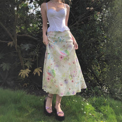 Sweet Girl Waist Slimming Long Fishtail Skirt - kinko