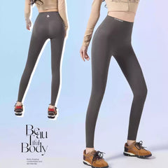 High Waist Shark Pants Belly Compression Leggings Outer Wear - kinko