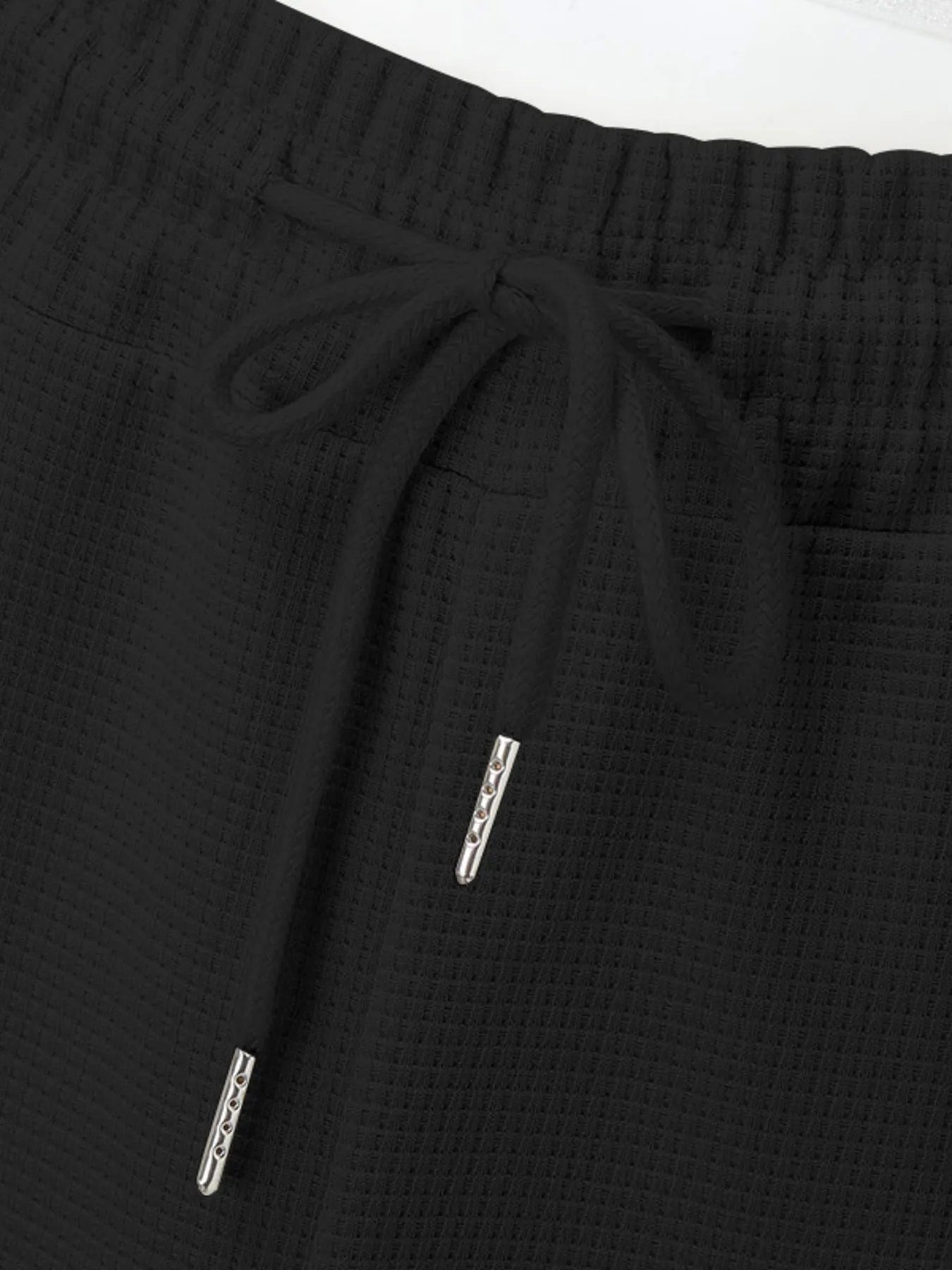 Men's Full Size Zip Up Top and Pants Set Plus Size - kinko