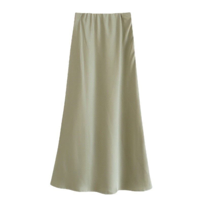 High-grade Silk Mid-length High-end Fishtail Long Skirt - kinko