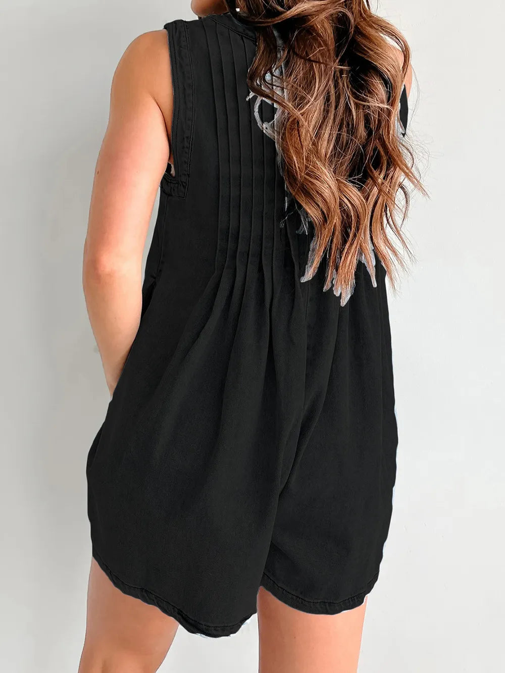 Tied Romper with Pockets - kinko