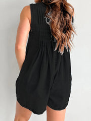 Tied Romper with Pockets - kinko