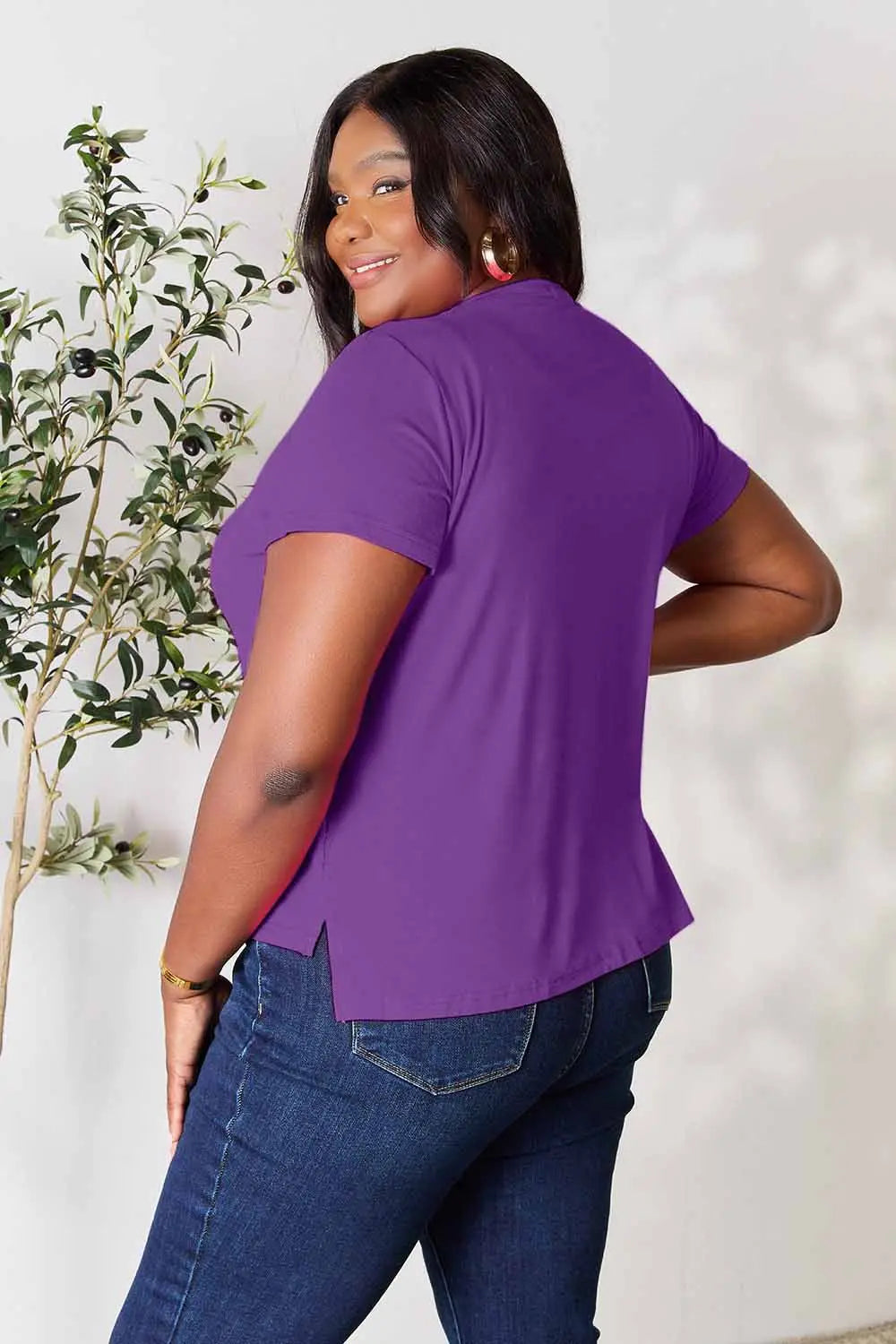 Basic Bae Full Size Round Neck Short Sleeve T-Shirt - kinko