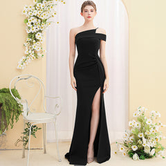 Female Temperament Ladies Banquet Long Fish Tail Dress - kinko