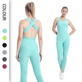 Yoga Clothes Sexy Back Fitness Clothes Exercise - kinko