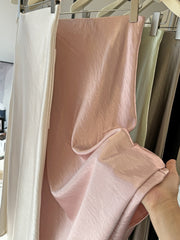 Simple Graceful Draping Acetate Satin Fishtail Skirt For Women - kinko