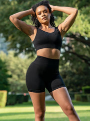 Leggings - 3 Points High Waist 3 Black - kinko