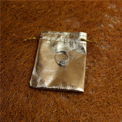 Gold And Silver Cloth Jewelry And Gift Storage Packaging Bags