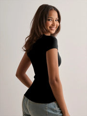 Surplice Short Sleeve T-Shirt - kinko