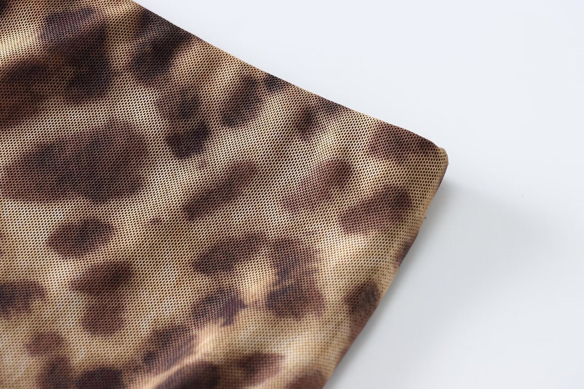 Women's Fashion Animal Print Silk Net Tube Top - kinko