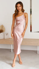 Back Lace Up Slim Fit Dress - kinko