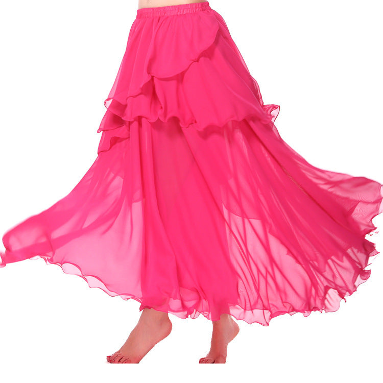 Fashion Chiffon Four Layers Cake Dress Women - kinko