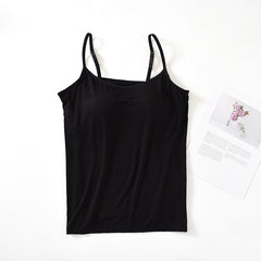 Women's Fashion Casual Solid Color Slim Tank Top