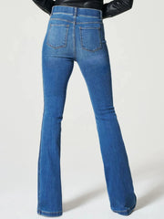 Full Size High-Waisted Flare Jeans Plus Size - kinko