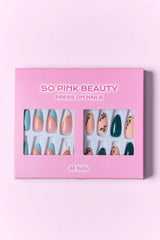 SO PINK BEAUTY Press On Nails 2 Packs - kinko