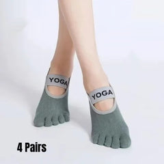 Women's Fashionable Pilates Toe Socks