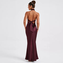 Summer Fashion Elegant Backless Sleeveless Dress - kinko