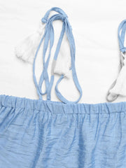 Ruffle Cami Top and Wide Leg Pants Set - kinko
