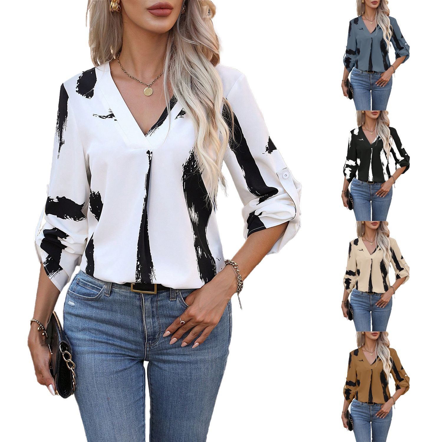 Fashion Summer Women's Shirt Loose Casual Top - kinko
