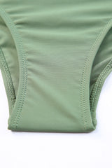 Tie Back Sleeveless Swim Dress and Bottoms Set - kinko