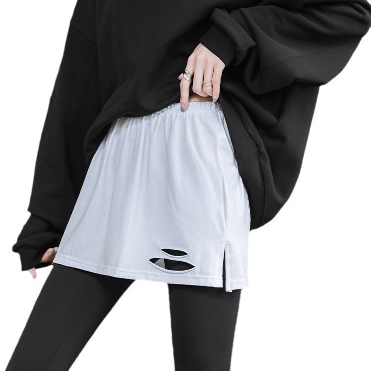 Winter Plus Size Inner Wear Bandage Dress With Sweater Bottoming Skirt - kinko