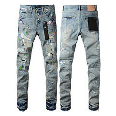 High Street Jeans Black Slim Fit Stretch Skinny Men - kinko