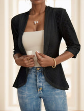 Women's Elegant Open-Front Cardigan
