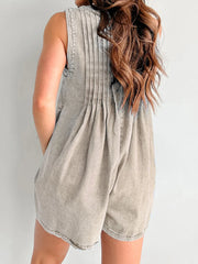 Tied Romper with Pockets - kinko