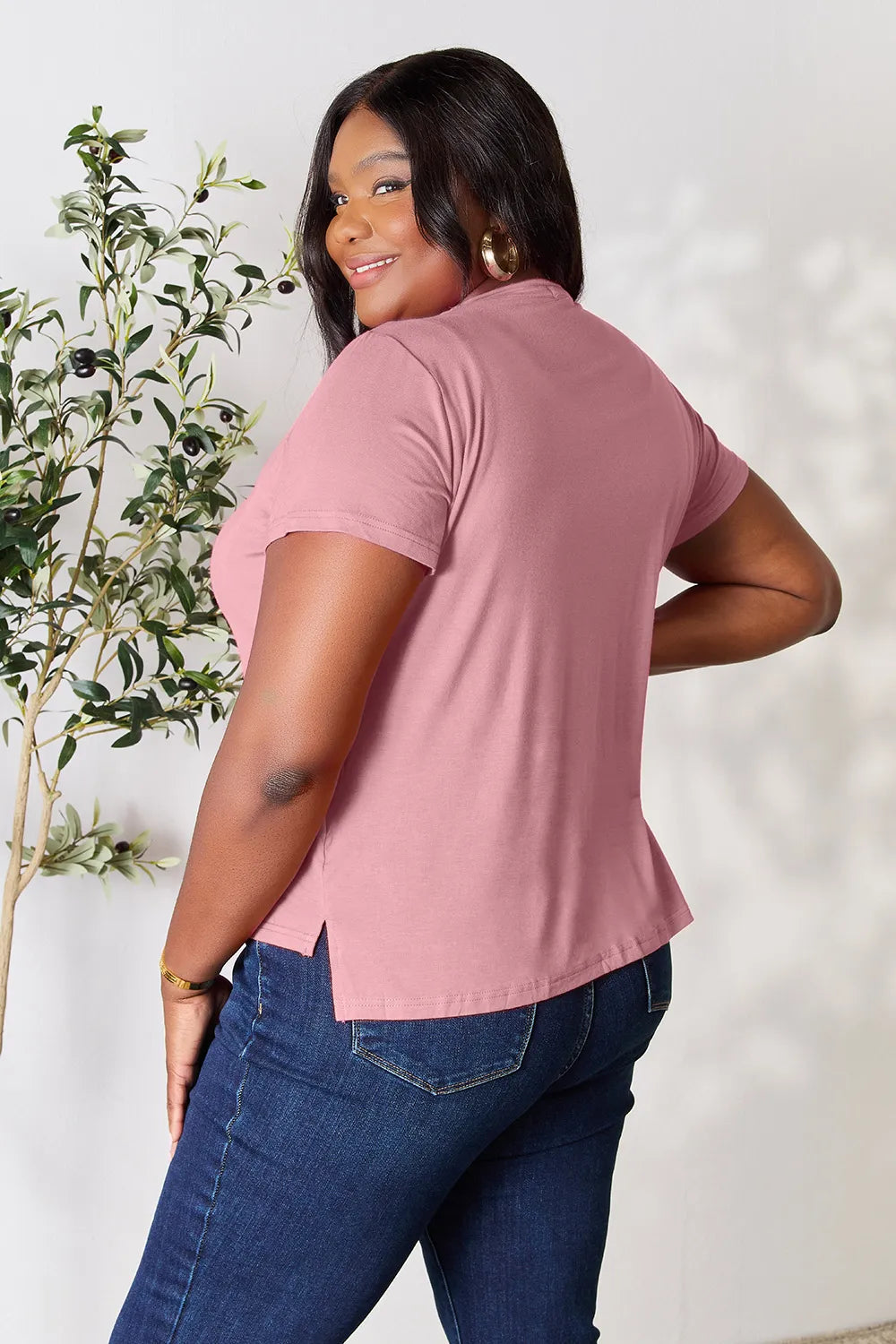 Basic Bae Full Size Round Neck Short Sleeve T-Shirt - kinko