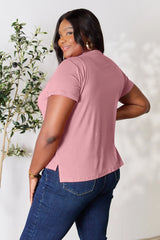 Basic Bae Full Size Round Neck Short Sleeve T-Shirt - kinko