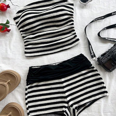 Shorts Suit Hot Pants Two-piece Set For Women