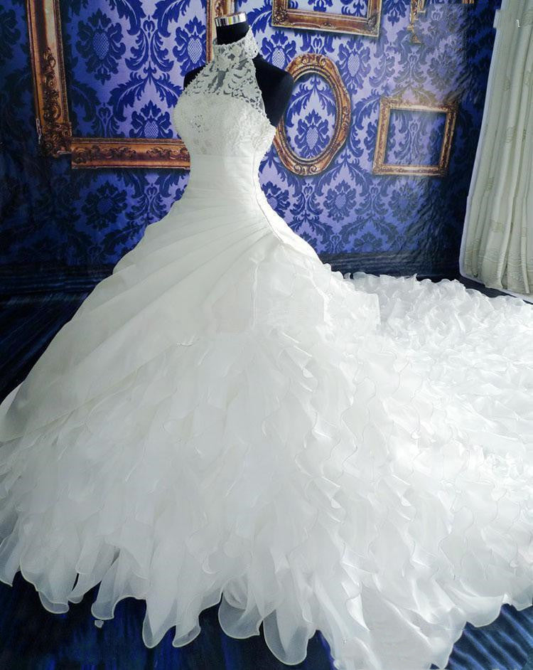 Wedding Dress Wholesale High-end Dress With Big Tail - kinko