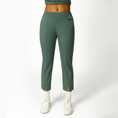 Loose Half Zipper And Lapel Sleeveless Top Casual Trousers Lace-up Shorts Three-piece Set - kinko