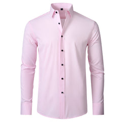 Solid Color Simple Business Thin Lining Shirt - kinko