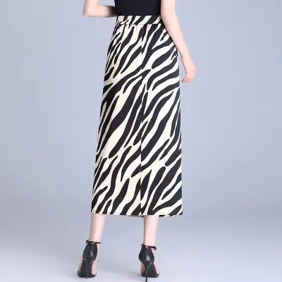 Women's High Waist Hip Split Fashion Sense Temperament Long Dress - kinko