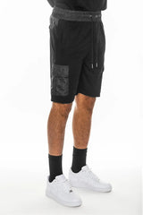 WEIV Men's Full Size Heathered Light Weight Slub Shorts Plus Size - kinko