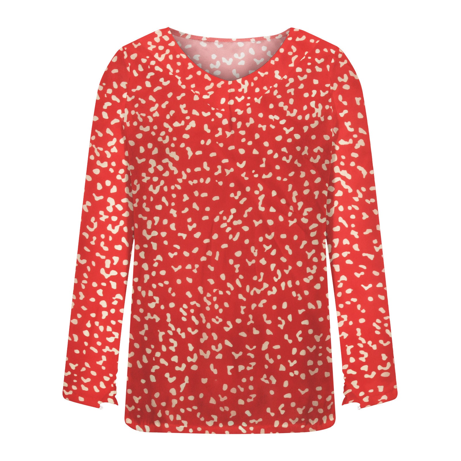 Women's Clothing Casual V-neck Temperament Top - kinko