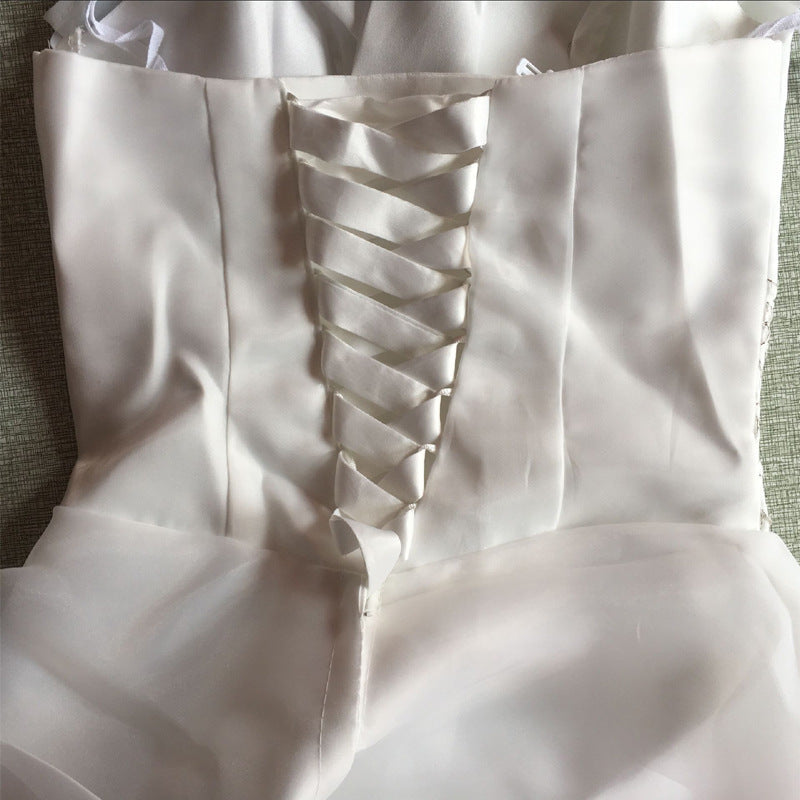New Bustier Korean Princess Thin Wedding Dress - kinko