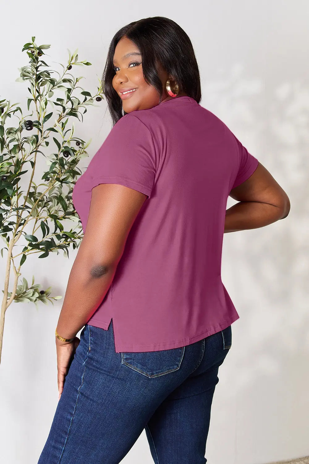 Basic Bae Full Size Round Neck Short Sleeve T-Shirt - kinko